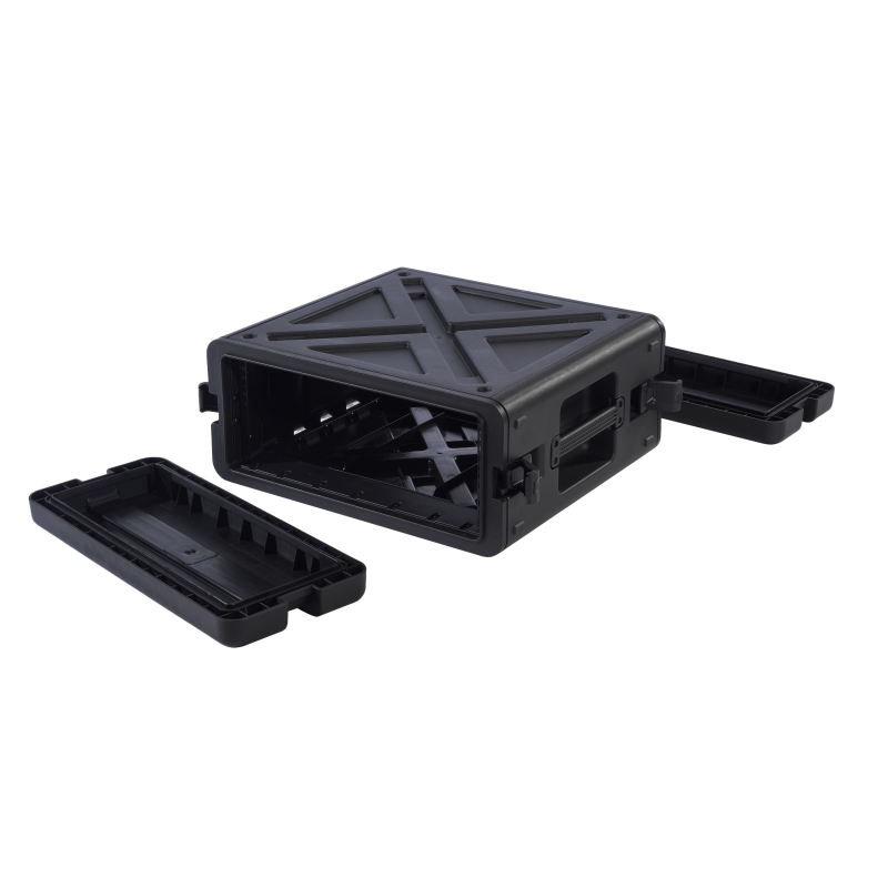 Mallette de support de vol empilable anti-poussière standard 4u