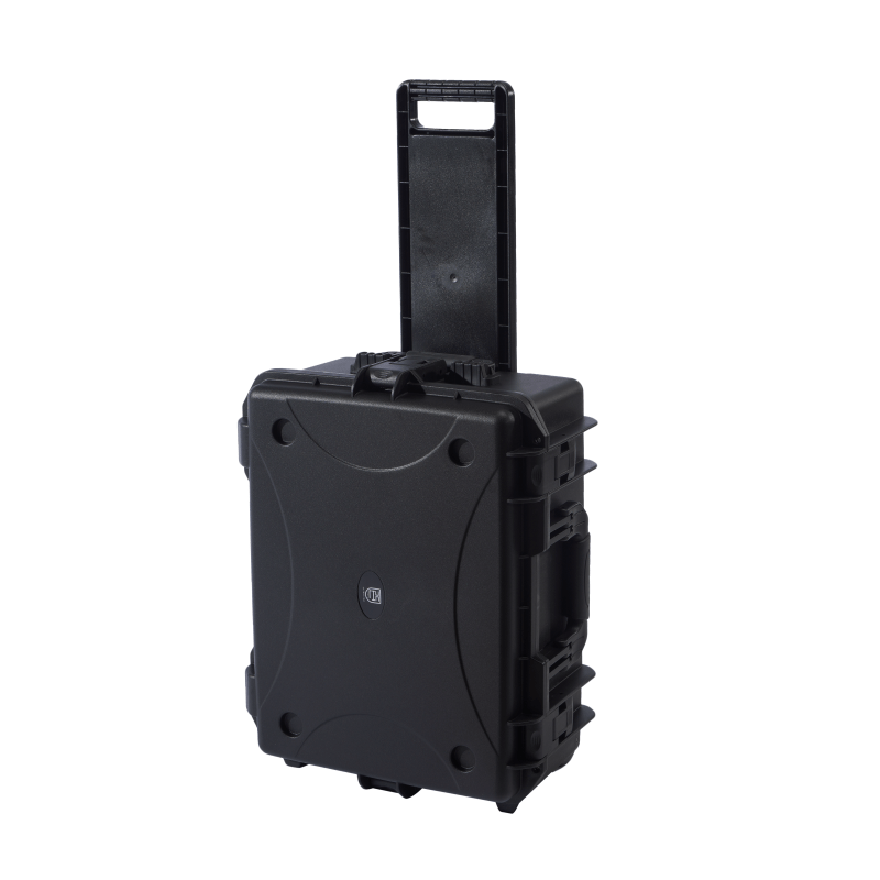 Caisse de chariot en plastique d'ABS de compagnie aérienne de serrure de TSA de transport de côté rigide