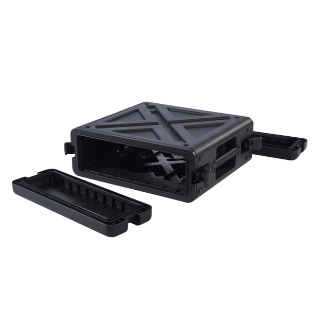 Boîtier de rack à cadre ouvert personnalisé verrouillable antichoc 3u