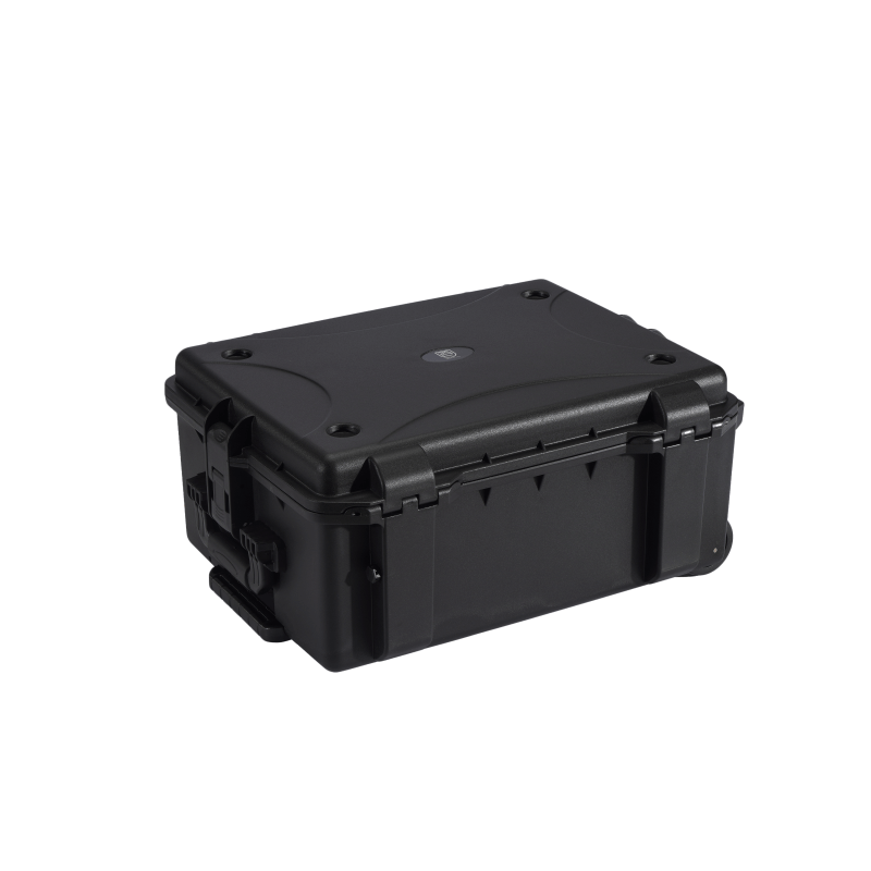 Caisse de chariot en plastique d'ABS de compagnie aérienne de serrure de TSA de transport de côté rigide