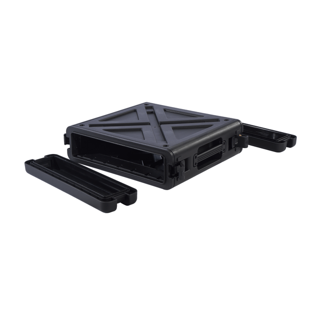 Boîtier de rack ouvert nervuré à montage robuste 2u