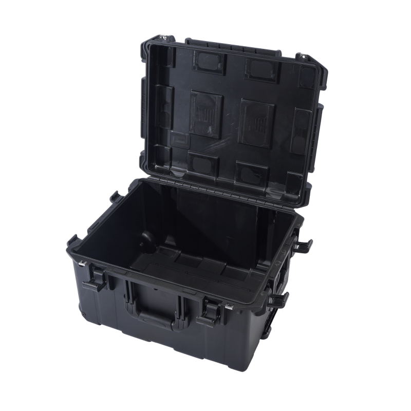 Valise médicale militaire à roulettes robuste et maniable à coque rigide